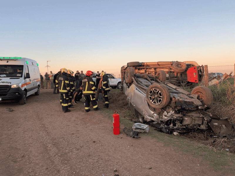 Es de Funes, corre rally y sufrió un fuerte accidente el fin de semana: terminó internado